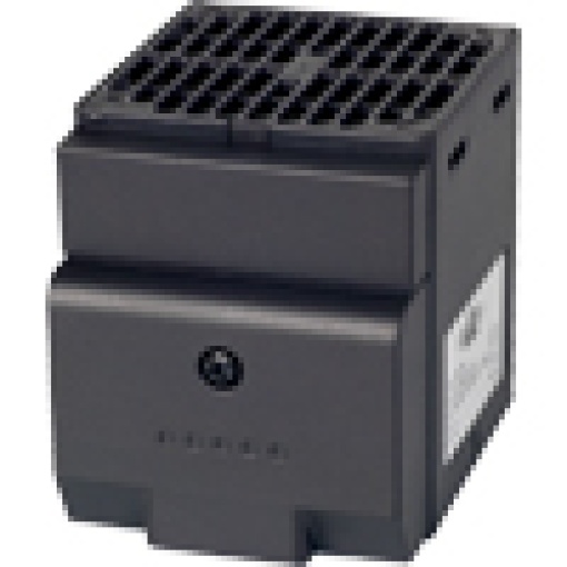Fan heater semiconductor PTC with clip fixing 35 mm DIN rail 230 V AC