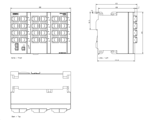 SCALANCE X224 managed Layer 2 switch 24x RJ45