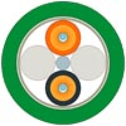 FC FO standard cable GP 625200230 OM 1 segmentable MM UL by the meter