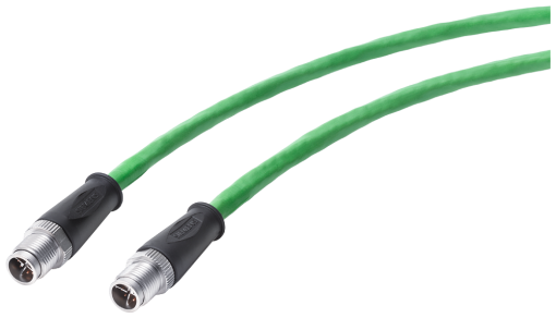 IE TP cable2 x M124x203m2 x XcodIP6567Cat6AhalogenfreePURrobust