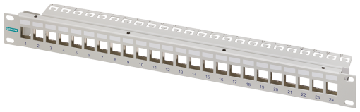 19 module frame 1RU module rack for IE RJ45 Keystone or FOLC couplers
