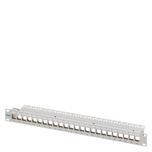 19 module frame 1RU module rack for IE RJ45 Keystone or FOLC couplers