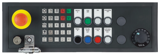 SINUMERIK Push Button Panel MPP 483 IEH Connection Industrial Ethernet with c