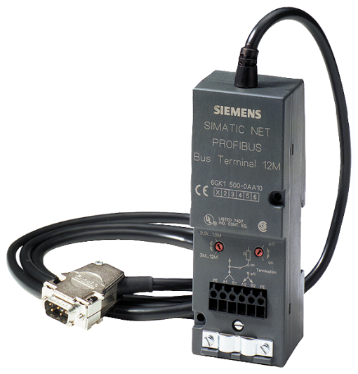 RS 485 bus terminal for PROFIBUS Transfer rate 96 kbps to 1500 kbps