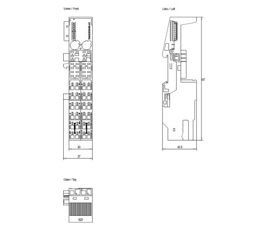 SIMATIC ET 200S TME30S46A1 Screw terminals