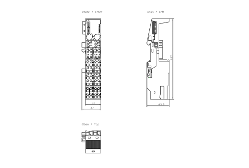 SIMATIC ET 200S TME30C46A1 Spring terminals