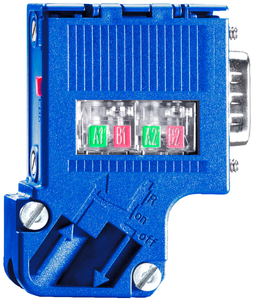 SIMATIC DP PROFIBUS connector With angular cable outlet