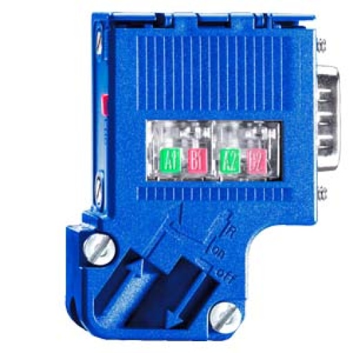 SIMATIC DP PROFIBUS connector With angular cable outlet