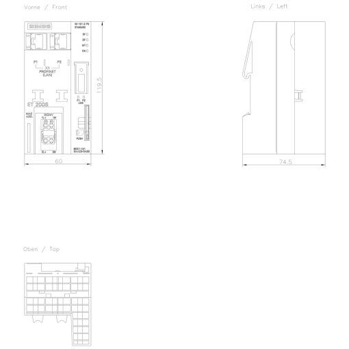 SIMATIC ET 200S IM 1513 PN ST