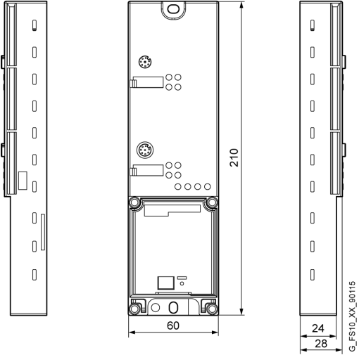 RFID communication module RFID 181EIP for EthernetIP 2 readers connectable