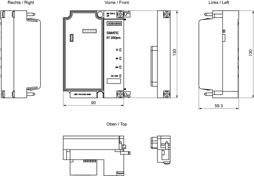 SIMATIC ET 200pro IM 1542 DP HF