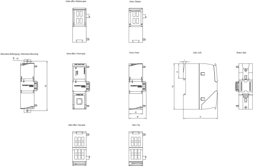 SIMATIC S7 TS module modem for SIMATIC Teleservice