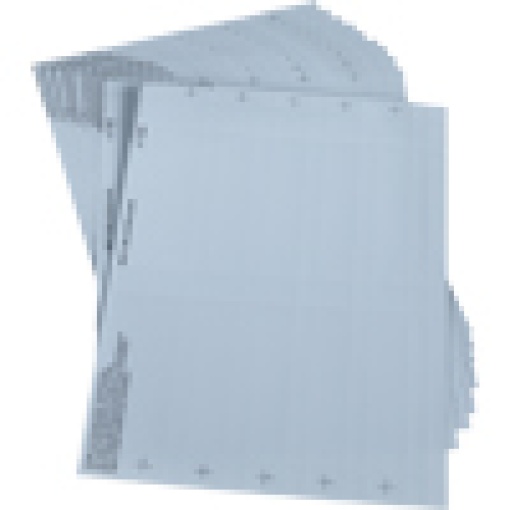 SIMATIC S71500 Labeling sheets Al gray For 35 mm modules PU 10