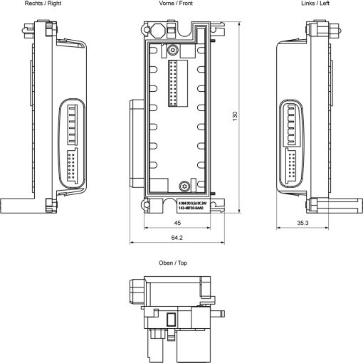 SIMATIC ET 200pro 4DI4DQ 24 V DC05 A