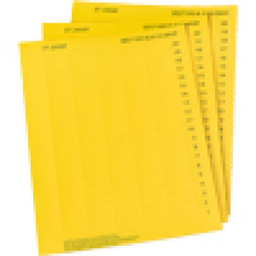 SIMATIC ET 200SP Labeling strips paper Yellow 10 DIN A4 sheets with 1 000 la