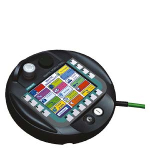 SIMATIC HMI Mobile Panel 177 DP with integral acknowledgment button and STOP 
