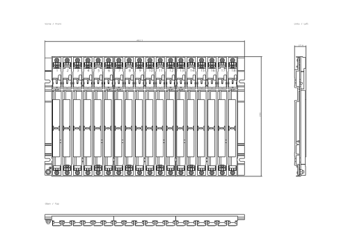 SIMATIC S7400 UR1 With 18 slots sheet steel For configuring S7400 central 