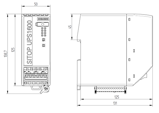 Uninterruptible power supply SITOP UPS1600 24 V DC10A