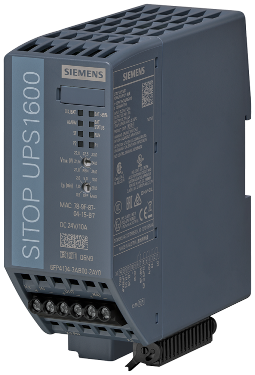 Uninterruptible power supply SITOP UPS1600 24 V DC10A with IEPN