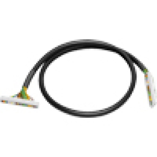 Round cable 40pin 40 pole and 50 pole with IDC connector L 20m