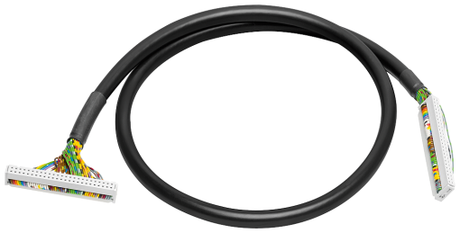 Round cable 40pin 40 pole and 50 pole with IDC connector L 20m