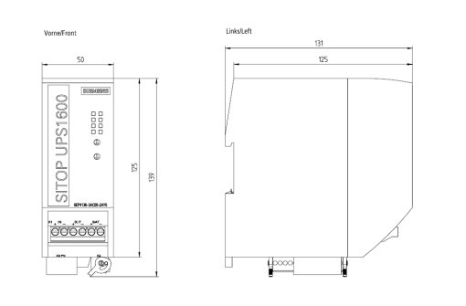 Uninterruptible power supply SITOP UPS1600 24 V DC20 A with IEPN