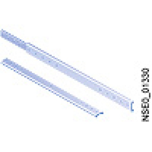 Telescopic rails D300 consisting of 2 units