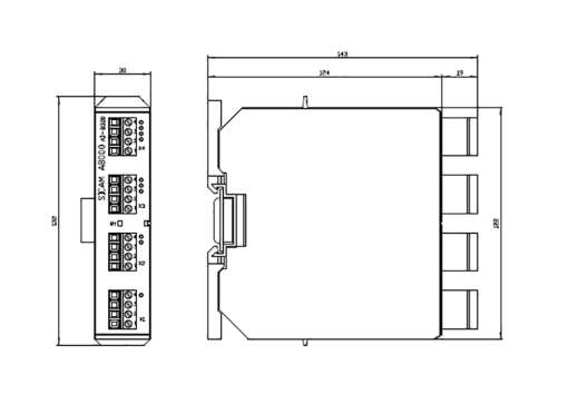 AI8320 ANALOG INPUT 2X2 20MA 10V