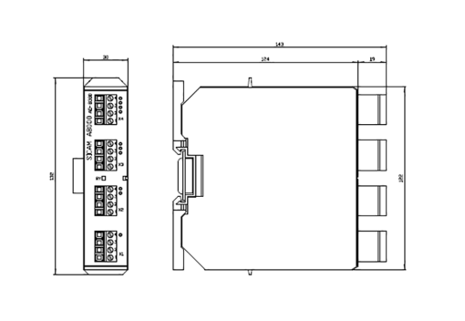 AO8380 ANALOG OUTPUT 4x 20mA10V