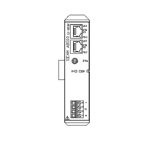 CI8532 module is a Ethernet communication interface module for remote IOs o