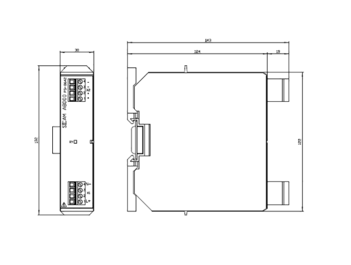 PS8642 POWER SUPPLY 110220VDC or 230VAC 45W