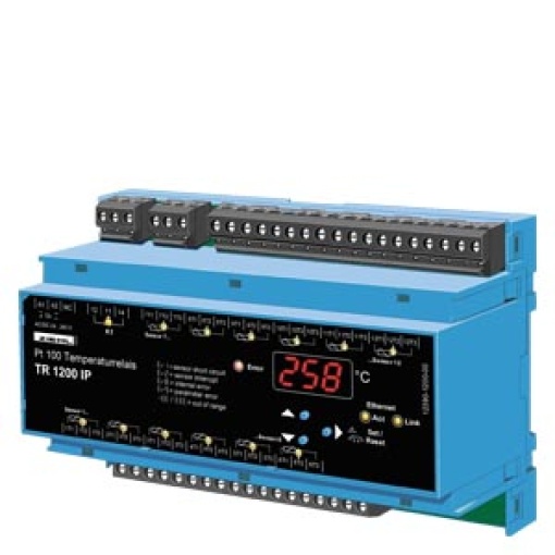 DISTRIBUTED INPUTBOX FOR 12 RTDCONNECTIONS PT100 THERMOBOX RAIL MOUNTING 