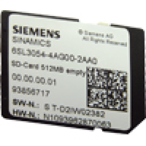 spare part SINAMICS G120 SD card 512 MB including licensing Certificat