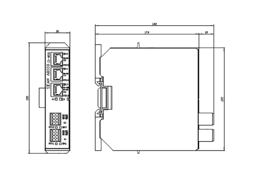 CI8551 COM INTERFACE 5X SERIAL 2X RS232 RJ45 1W5VDC 1X RS485 RJ45 2X 