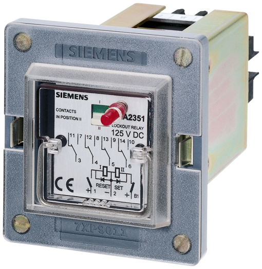 FAST LOCKOUT RELAY 4 CHANGE OVER CONTACTS OPERATING TIME 8MS AUXILIARY VOLTA
