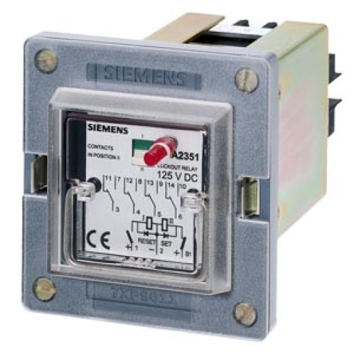 FAST LOCKOUT RELAY 4 CHANGE OVER CONTACTS OPERATING TIME 8MS AUXILIARY VOLTA