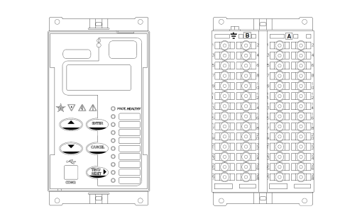 ARGUS overcurrent relay Conformal coating on PCBA Directional size 4 molded 
