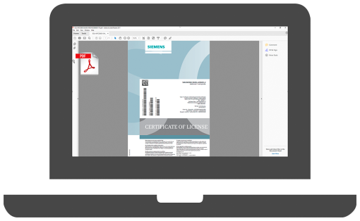 spare part SINAMICS license paper Safety Integrated Advanced