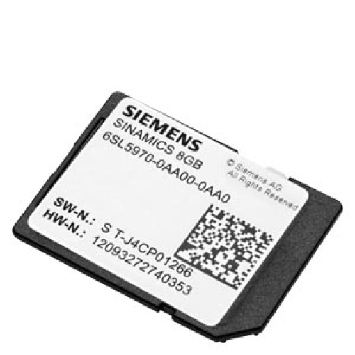 SINAMICS SD card 8 GB empty
