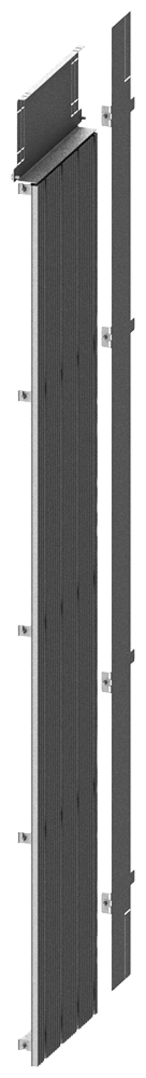 SIVACON S4 separation vertical busbar with main busbar main busbar front D