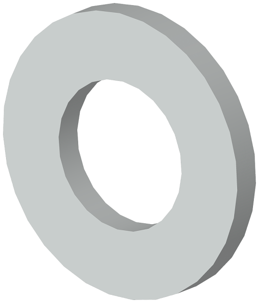 washer for M10 DIN 125 1 pack 50 units
