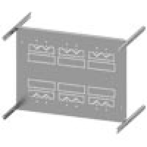 SIVACON S4 mounting panel 3VL4 up to 400 A 3pole fixedmounted plugin soc