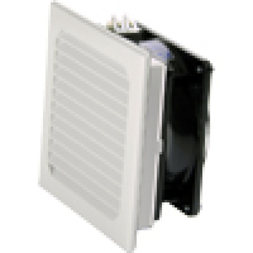 Filter fan cutout W 125 mm H 125 mm RAL 7035 IP54