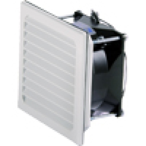 Filter fan cutout W 125 mm H 125 mm RAL 7035 IP55