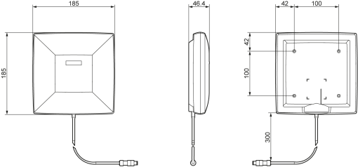 Antenna RF642A linear RF600 865928 MHz IP65