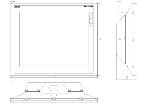 SIMATIC IPC Flat Panel PRO 19 touch extended 24 V DC 230 V AC