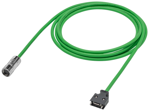 Prefabricated signal cable for incremental encoder