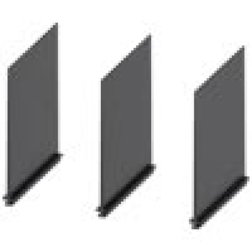 Phase barriers H100 mm for 4pole 6 units for fixedmounted breaker Ue gt