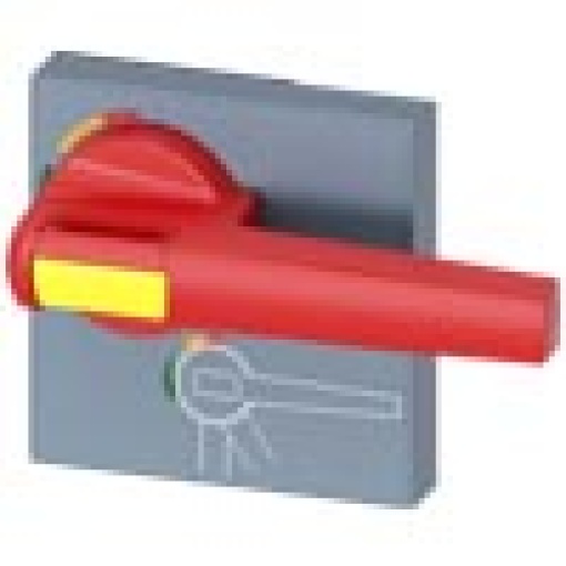 Handle for doorcoupling rotary operating mechanism EMERGENCY OFF accessory 