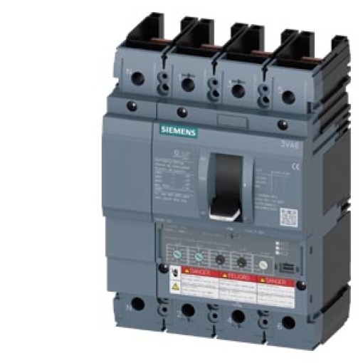 Circuit breaker 3VA6 UL frame 150 breaking capacity class M 35kA  480V 4pole